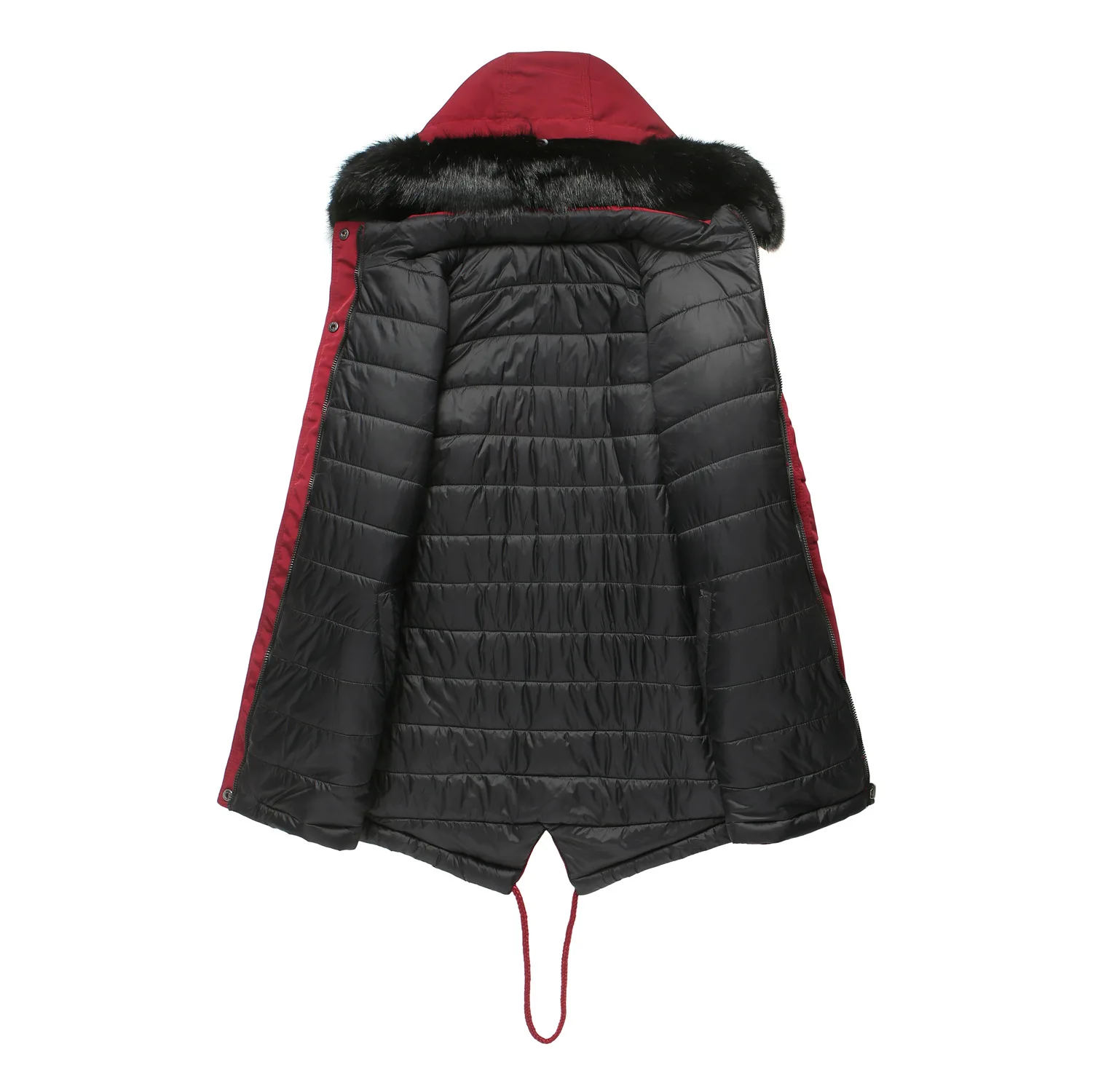 Wear on Both Sides Woman Parkas 2022 New Hood Detachable Winter Quilted Jackets for Women Hooded Fleece Coats Fluffy Windbreaker
