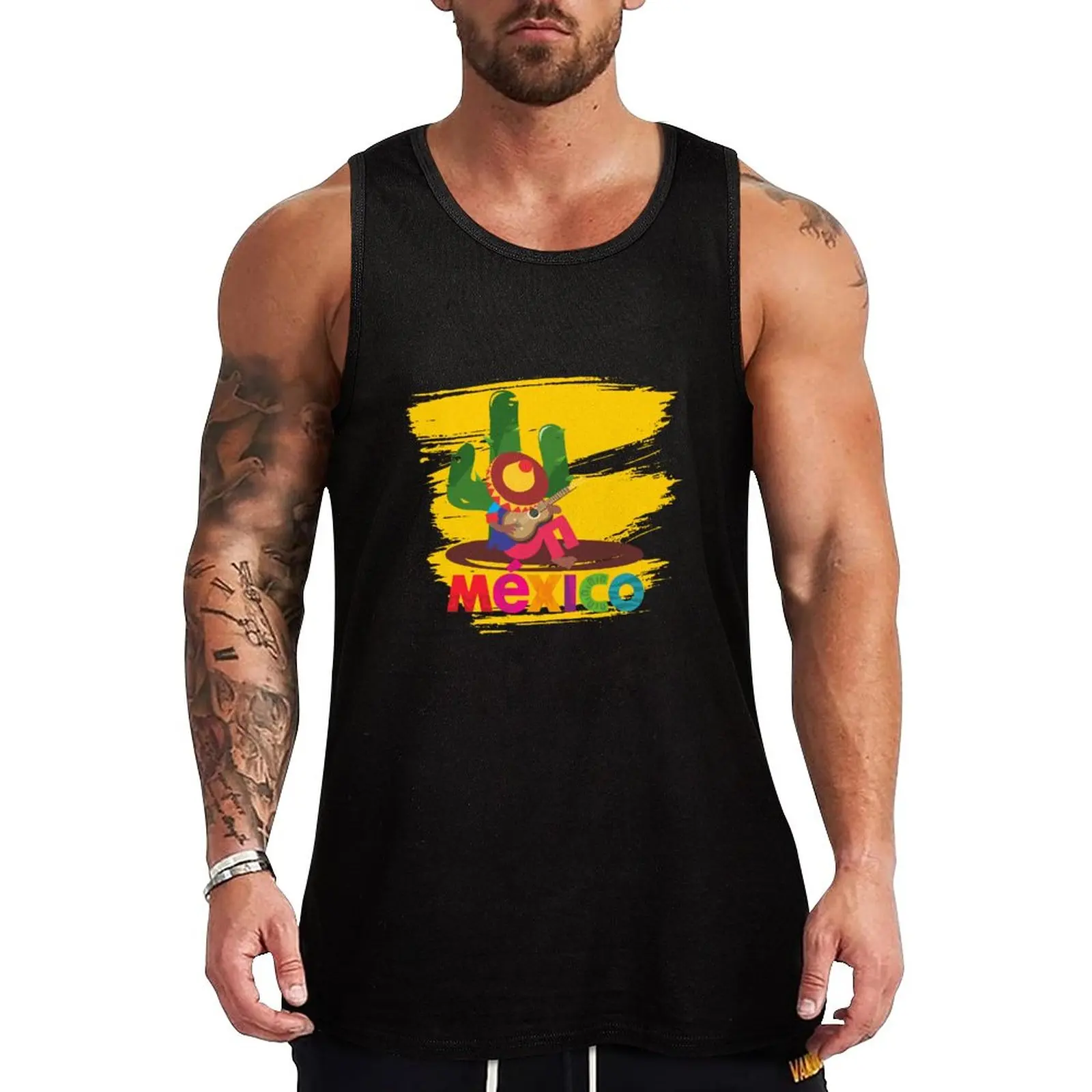 

Tank Top Men Bodybuilding Clothing Cotton Sleeveless Shirt Fitness Vest Singlet Sportwear Workout Tanktop Fugees Gym