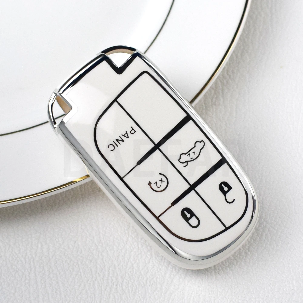 

2 3 5 кнопок из ТПУ, чехол для автомобильного смарт-ключа для Jeep Grand Cherokee Dodge Ram 1500 Journey Charger Dart Challenger Durango