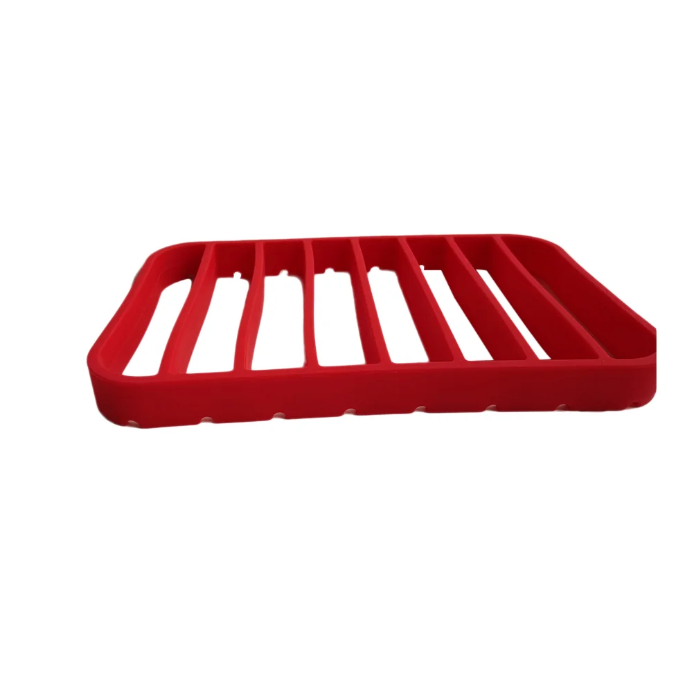 

Silicone Roasting Rack Non Cooling Rack Heat Resistant Rack for Pressure Cooker Steamer Oven Cooking Meat 27x17CM Grill