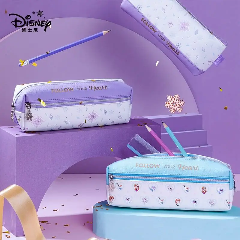 

Disney Pencil Case Primary School Girls Large Capacity Good-looking Ins Stationery Storage Bag Girls' High Sense Pencil Box Elsa
