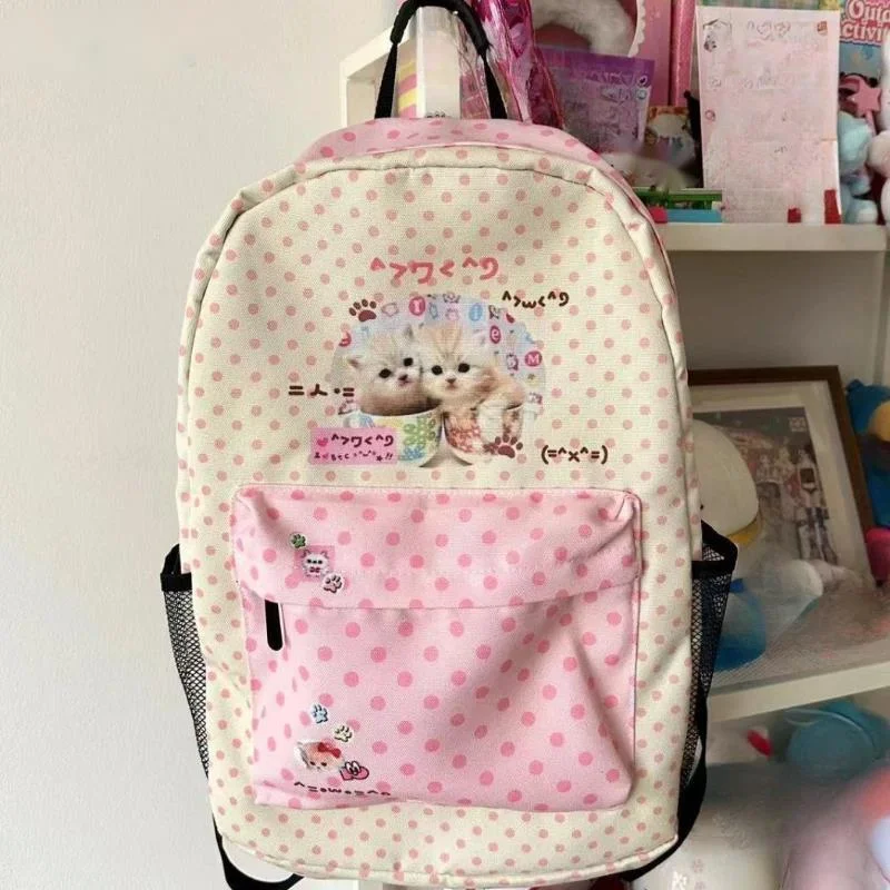 

Kawaii милые рюкзаки в горошек