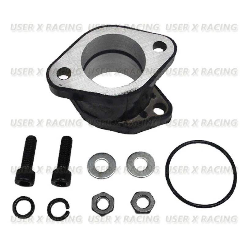 USER-X Универсальный мотоциклетный черный Впускной коллекторный карбюратор в комплекте для Yamaha Warrior YFM350 YFM 350 1987-2004 ATV