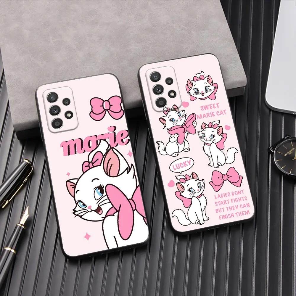 

Pink Marie Cat D-Disneys Phone Cover Galaxy A53 Case For Samsung A54 A52 A52S A51 A71 A73 A72 A41 A42 A91 A31 A32 A33 Back Cases