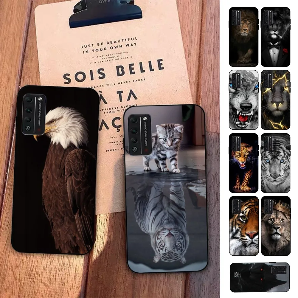 

Wolf Dog Cat Bird Lion Tiger Animal Phone Case For Huawei Honor 10 lite 9 20 7A pro 9X pro 30 pro 50 pro 60 pro 70 pro plus