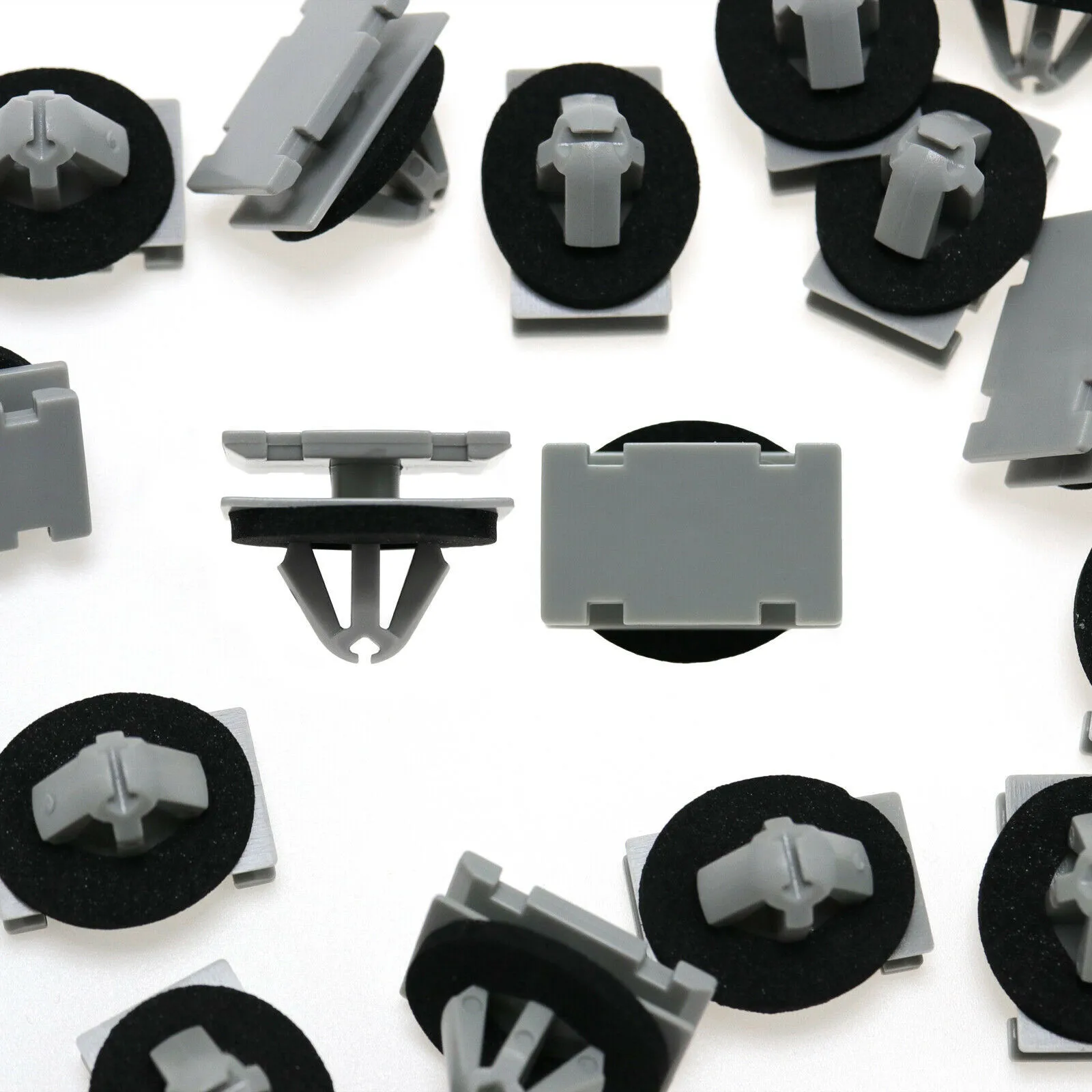 

50pcs Plastic Rivet Bumper Fastener Clip For Jeep Cherokee WK2 68172491AA Front Bumper Side Moulding Exterior Trim Clips