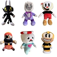 19 28 cm animation film cup head holy grail cup head mug owner king dice animation character toy collection gifts plush toy chil
