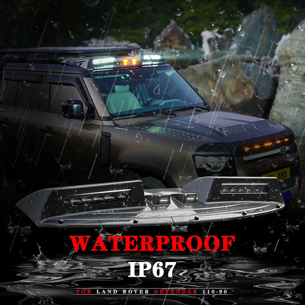 Матовая светильник ная подсветка на крышу для LAND ROVER защитить 2020 2021 аксессуары