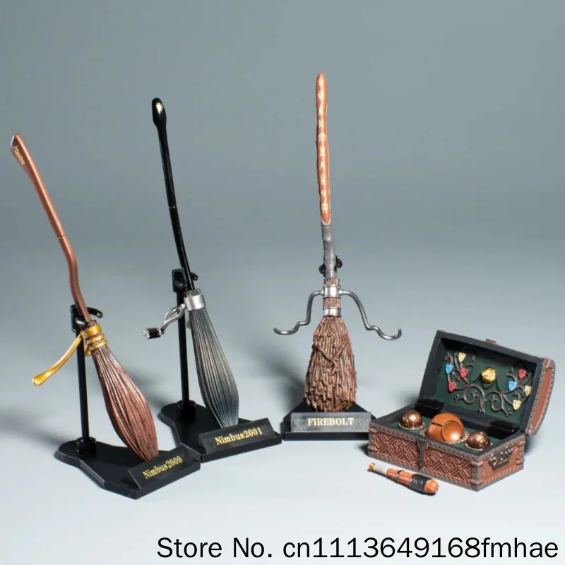 Фото Коллекционная миниатюрная фигурка Tomy Harry Potter Nimbus 2000 Magic Broomstick Quidditch Original Gashapon для декора рабочего стола №1