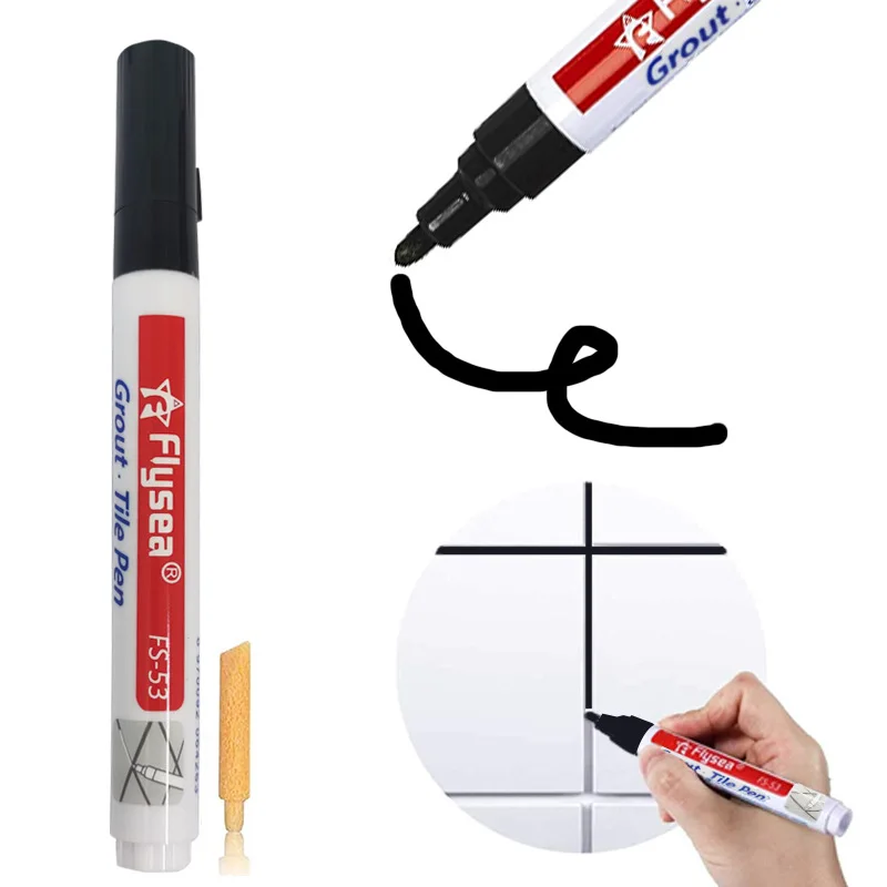 

Ceramic Tile Beauty-Seam Pen Kitchen Toilet Wall Floor Tile Gap Repair Mildew Proof Waterproof Grout Tile Pen Floor Repair Kit