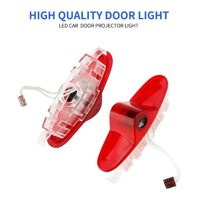 2 шт. светодиодные автомобильные дверные приветственные огни с логотипом
