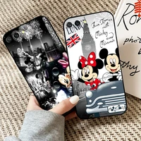 mickey minnie mouse cartoon for huawei honor 10x 9x lite pro phone case for honor 10 10i 9 9a black silicone cover coque