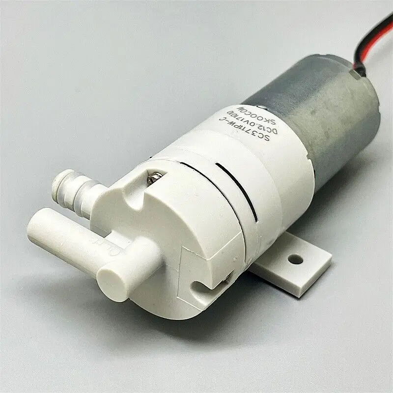 

SC3711PW Micro 370 Motor Diaphragm Pump DC 12V Low Noise Water Pump Self-priming Suction Water Pumps Water 68 MA Small Flow