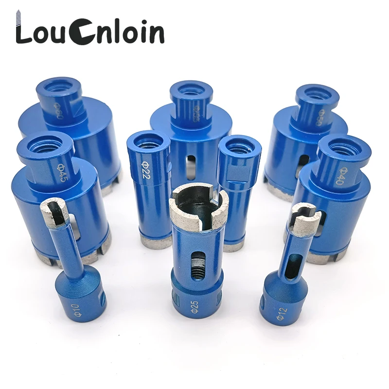 

Алмазное колонковое сверло louCnloin 6-65 мм M14 синего цвета