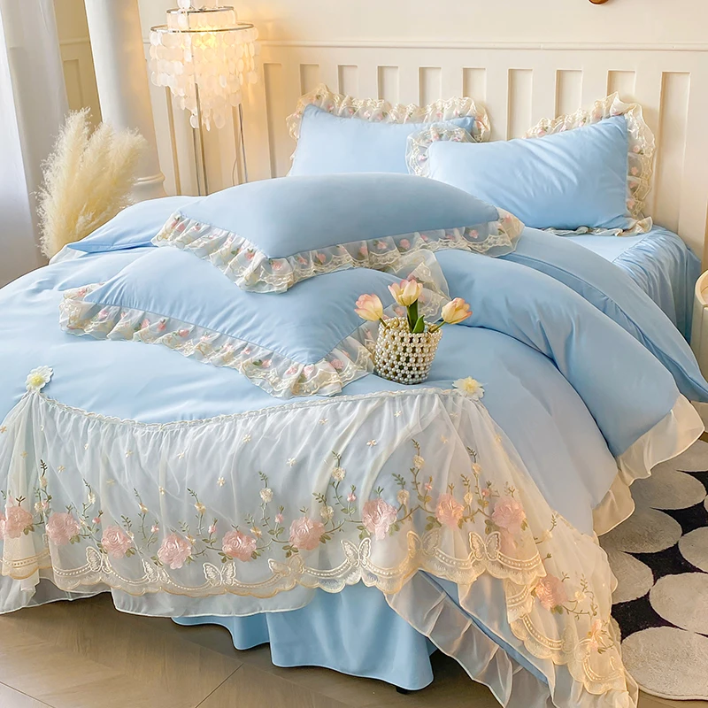 

Пододеяльник с наволочками Lace Style 100% Полиэстер