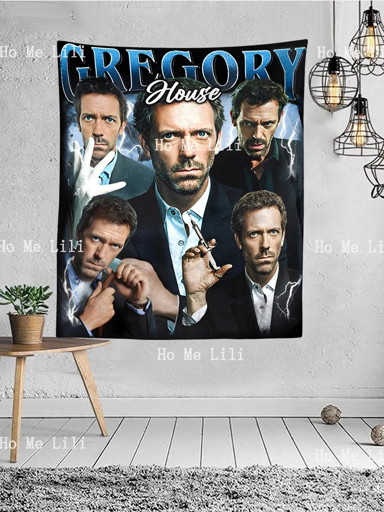 Винтажный гобелен Gregory House подвесной настенный для спальни гостиной современный