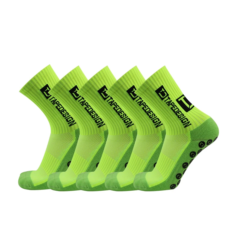 5Pairs 2023 New Anti-slip Football Socks Men Women Non-slip Soccer Basketball Tennis Sport Socks Grip Cycling Riding Socks 36-45