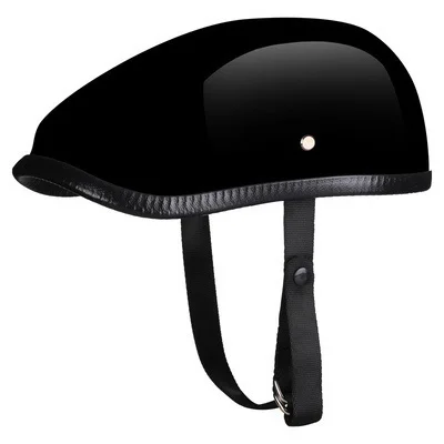 

Chopper Biker Motorbike Helm DOT approved Moto Bike FRP Glass Fiber Motorcycle Helmet German Leather Vintage Japanese Style