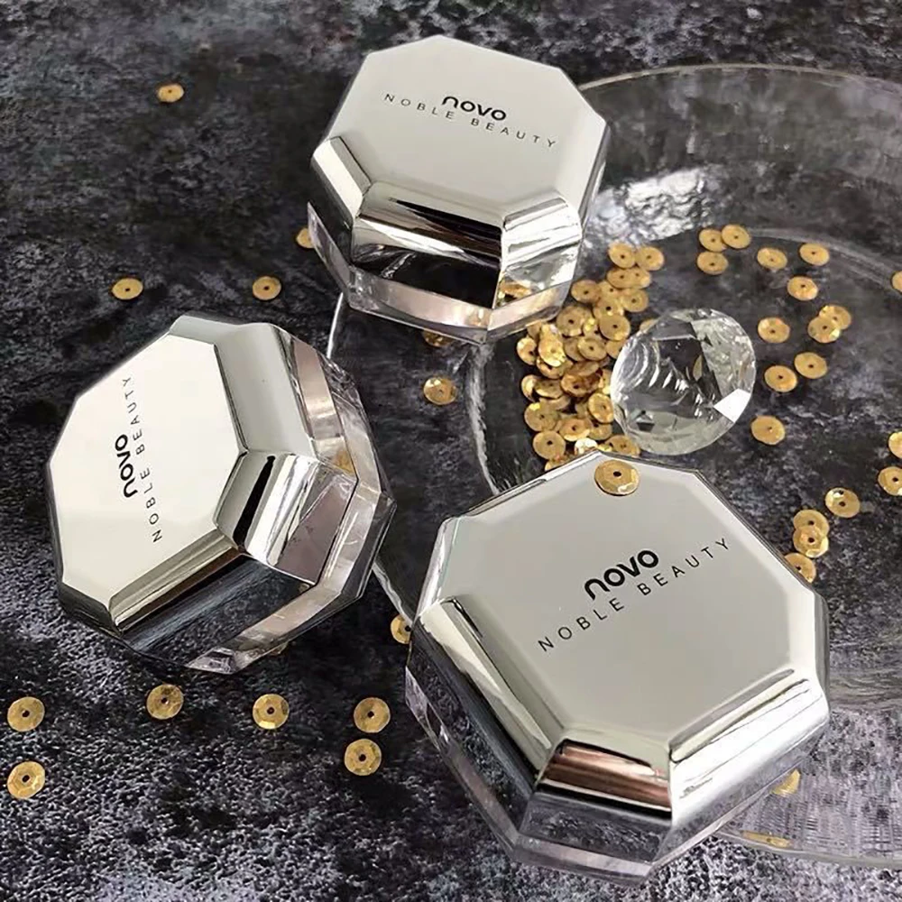 Набор матирующей пудры NOVO New Matte Loose Powder Set, не смазывается, водостойкий, контролирует жирность, длительный эффект, натуральный оттенок.