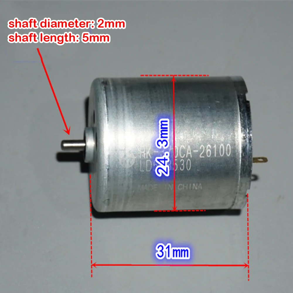 

Электрический двигатель MABUCHI RK-370CA-26100