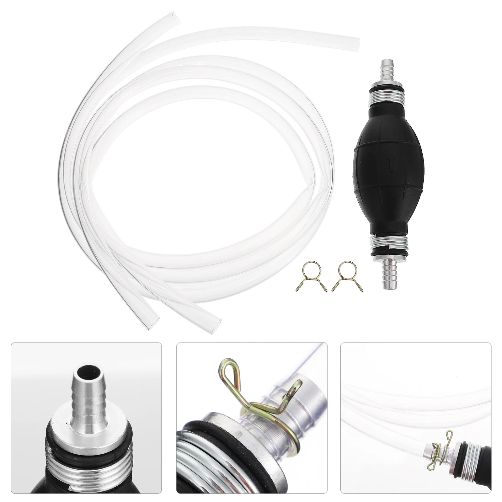 

Oil Absorber Liquid Transfer Pump Fuel Siphon Pipe Rubber Hose Sucker One-way Hand PVC Suction