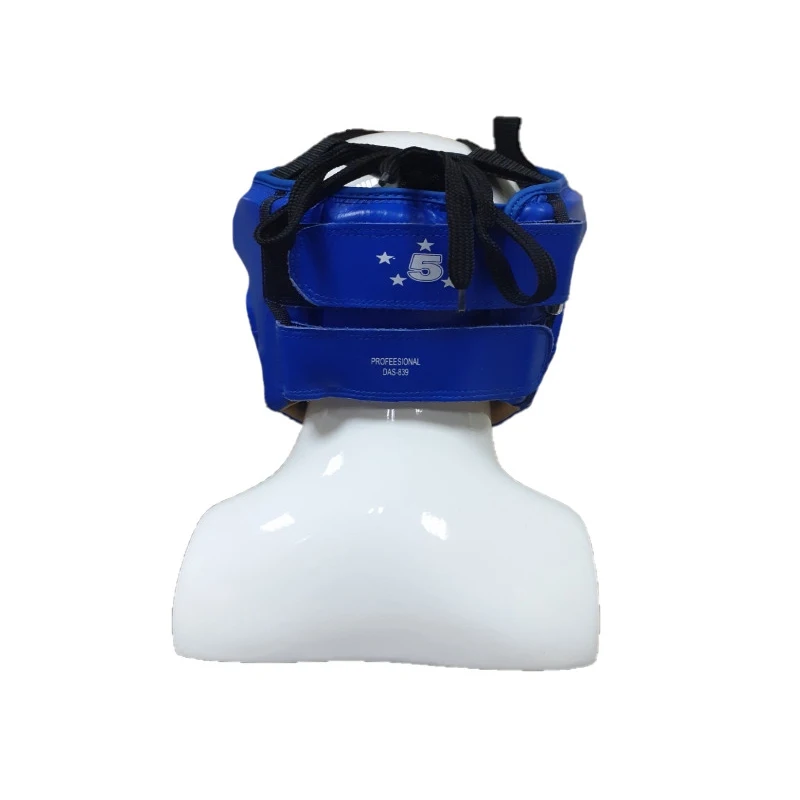 Шлем из натуральной кожи Danata Star Professional (размер XL) синий |