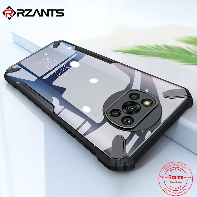 

Прозрачный чехол Rzants для Xiaomi POCO X3 Pro POCO X3 NFC [Bull], дизайнерский тонкий прочный защитный прозрачный чехол с подушкой безопасности