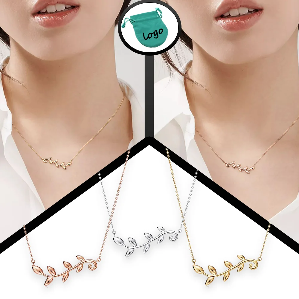 Роскошное модное ожерелье из чистого серебра s925 T-style Paloma Picasso