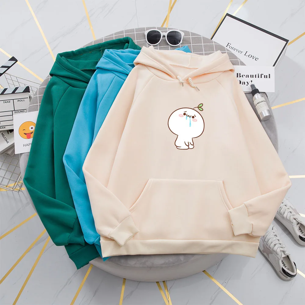 

Aesthetic Hoodie Oversize Hoodies Women Harajuku Kawaii Sweatshirts Autumn Winter Casual Pocket Pullovers Lady Moletom Feminino