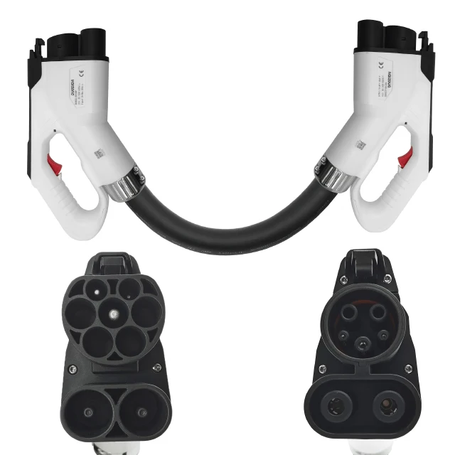 Адаптер постоянного тока Combo2 к Combo 1 CCS2 CCS1 0 3 а м кабельный разъем Европейская