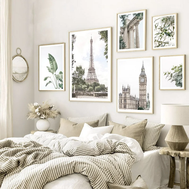 Фотофон с изображением листьев оливковой травы