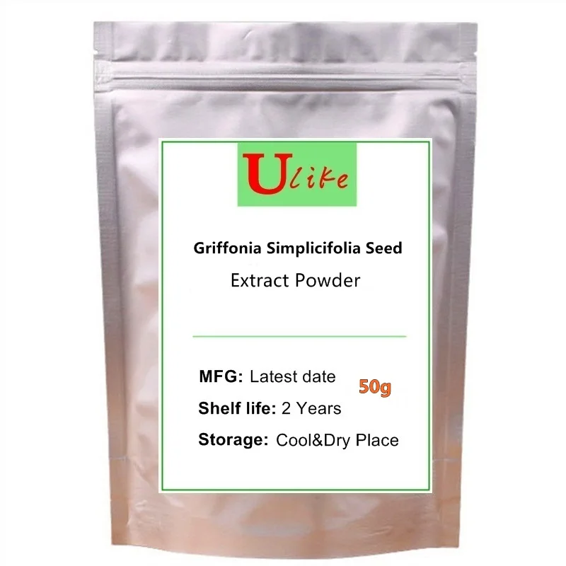 

50-1000 г семян грифонии простолистной 5-HTP, бесплатная доставка