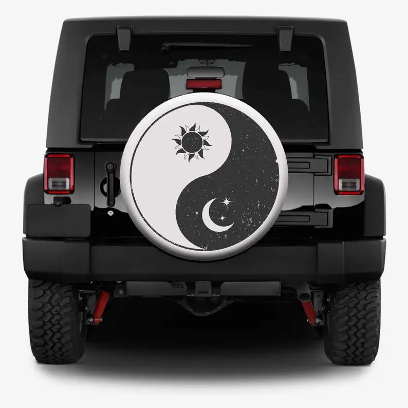 

Крышка запасной шины, декоративная задняя крышка автомобиля Tai Chi Yin Yang Xingyue