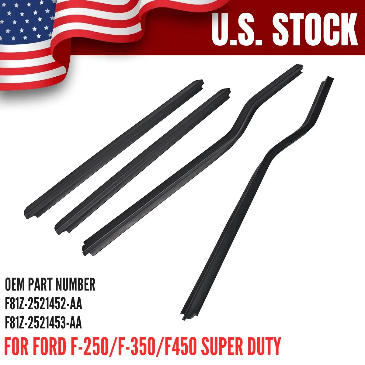 

Уплотнительная лента для оконной отделки, уплотнительная лента для окон, литье под давлением, отделка, внешняя деталь для Ford F250 F350 F450 1999-2014, аксессуары