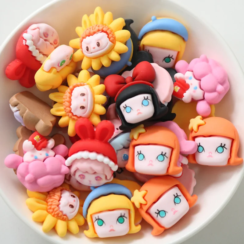 

10pcs Mini Kawaii Cartoon Fruit Cherry Resin Flat Back Cabochons Scrapbook Diy Party Hairpin Accessories Home Decoration Craft