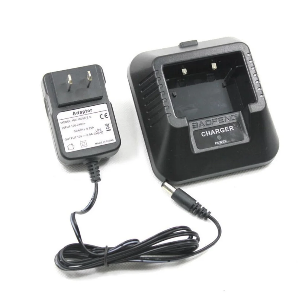 CH-5 Desktop Charger For Baofeng UV-5R BF-F8+ BF-F8 Hp Ham Radio Walkie Talkie FCC CE RoHS ISO UV5R Charger