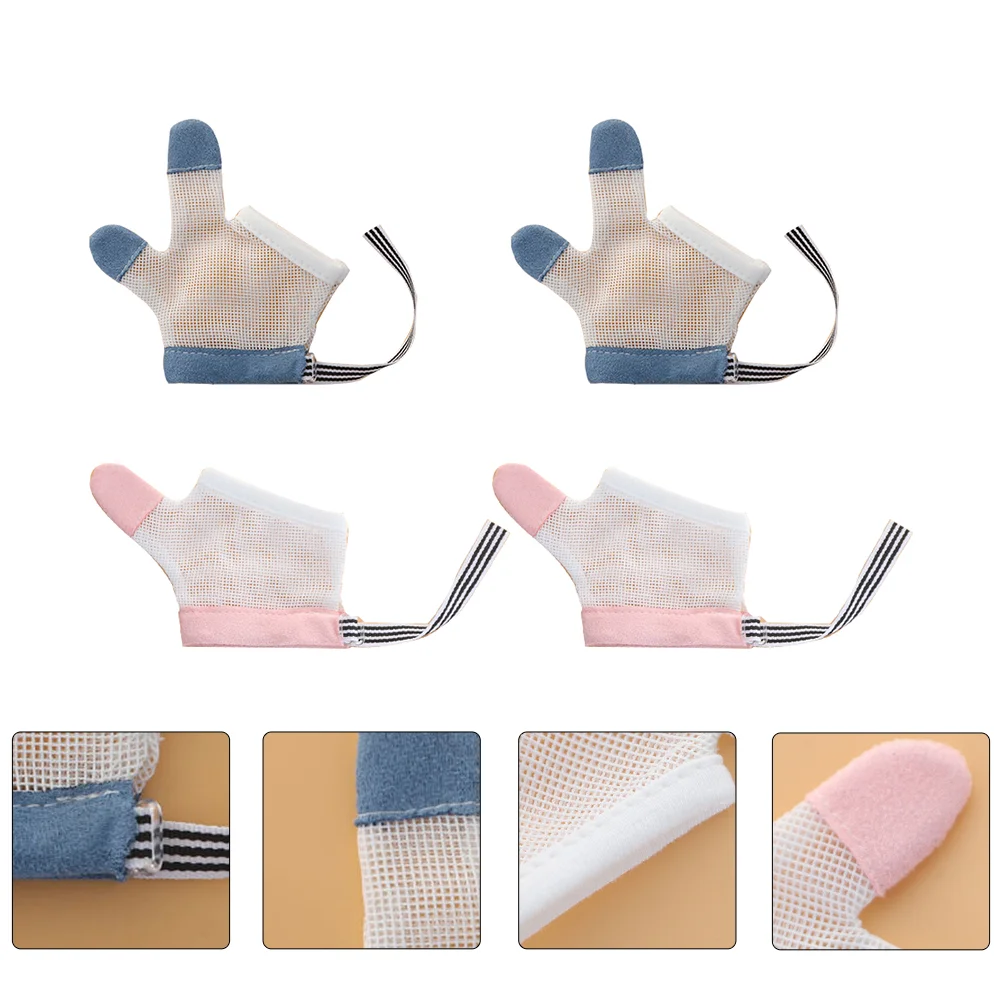 

Sucking Thumb Stop Baby Finger Gloves Glove Guardkids Infant Eating Hand Anti Breathable Prevention Sucker Protector Scratch