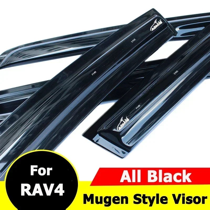 

Козырек в стиле Mugen, подходит для Toyota Rav4 RAV 4 2006-2024 2013-2019 XA40 XA50, навесы, вентиляционные шторы, дефлектор от солнца и дождя