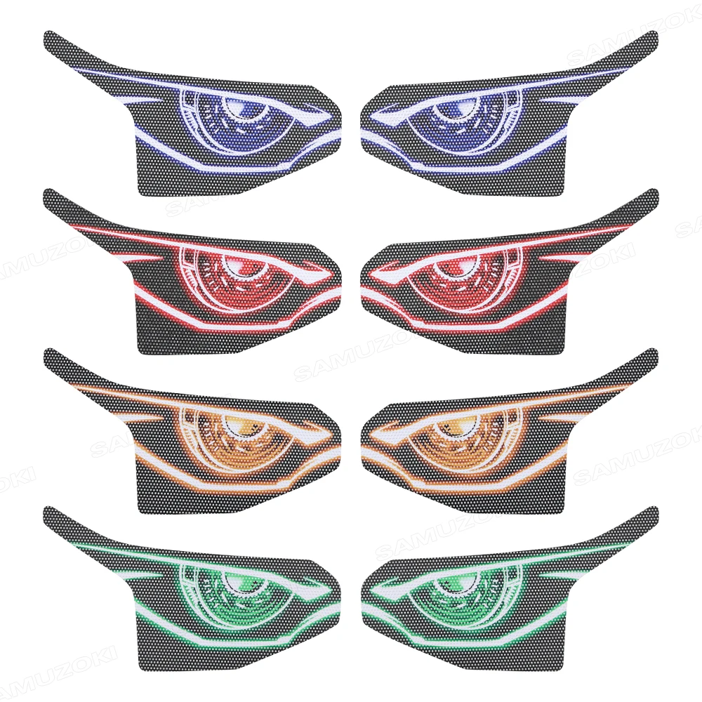 3D передний обтекатель мотоцикла наклейки на фару защитная наклейка для головы