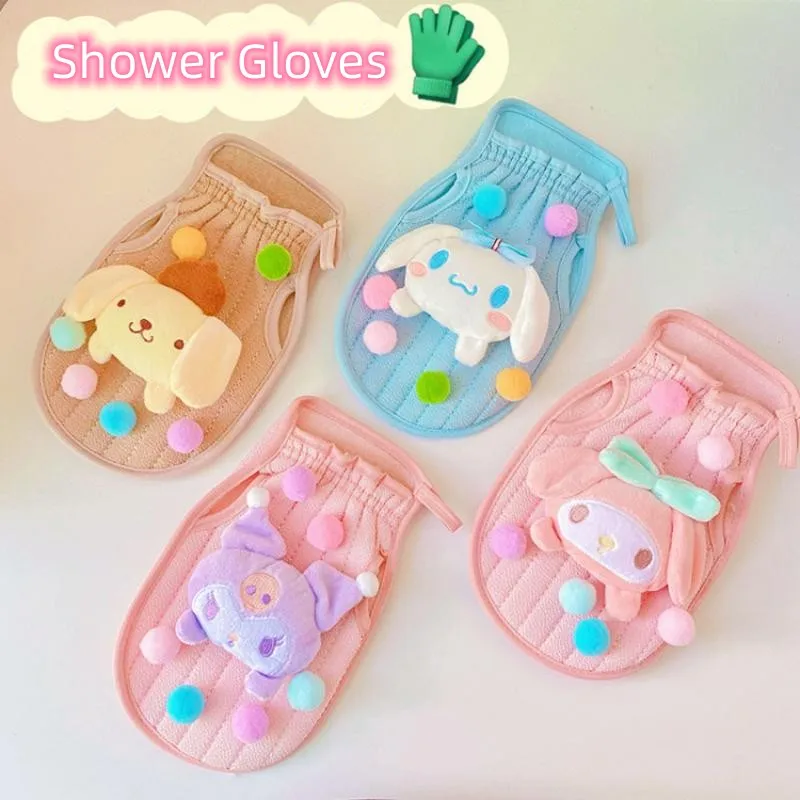 

Kawaii Sanriod аниме хобби My Melody Cinnamoroll Kuromi домашнее полотенце для спины для детей и взрослых