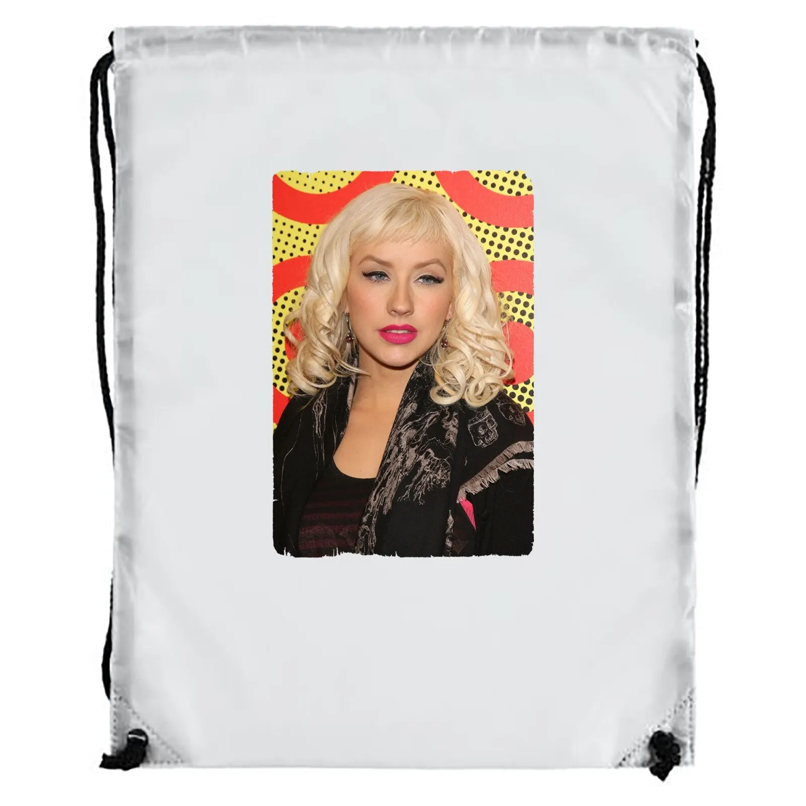 Мешок для обуви школьный и тренировочный Кристины Агилеры (музыка Кристины Агилеры Pop)-10143.