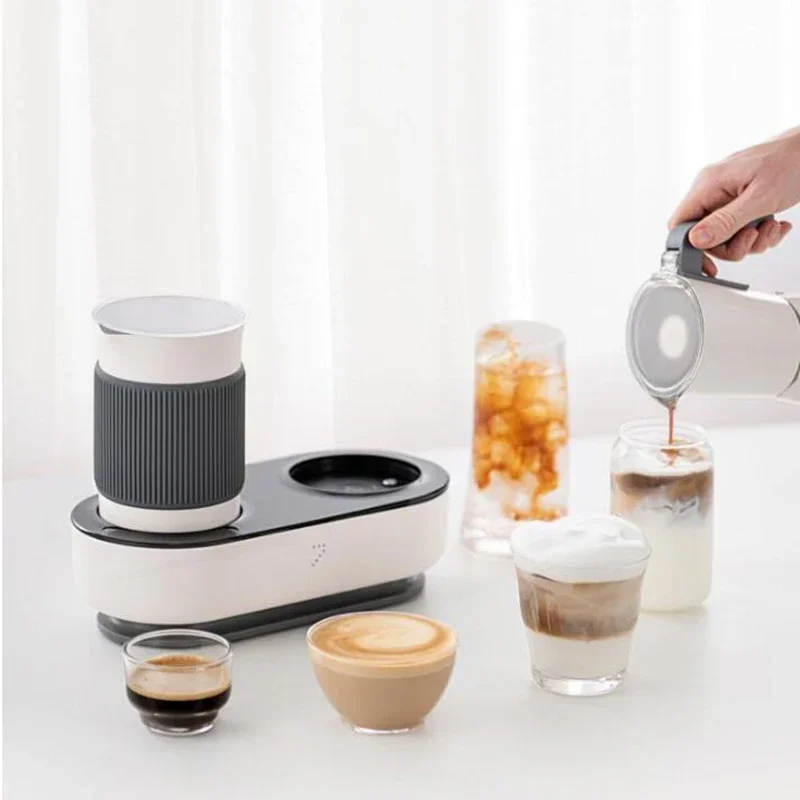 Электрическая эспрессо-машина 220 В домашняя автоматическая вспенивающая молоко
