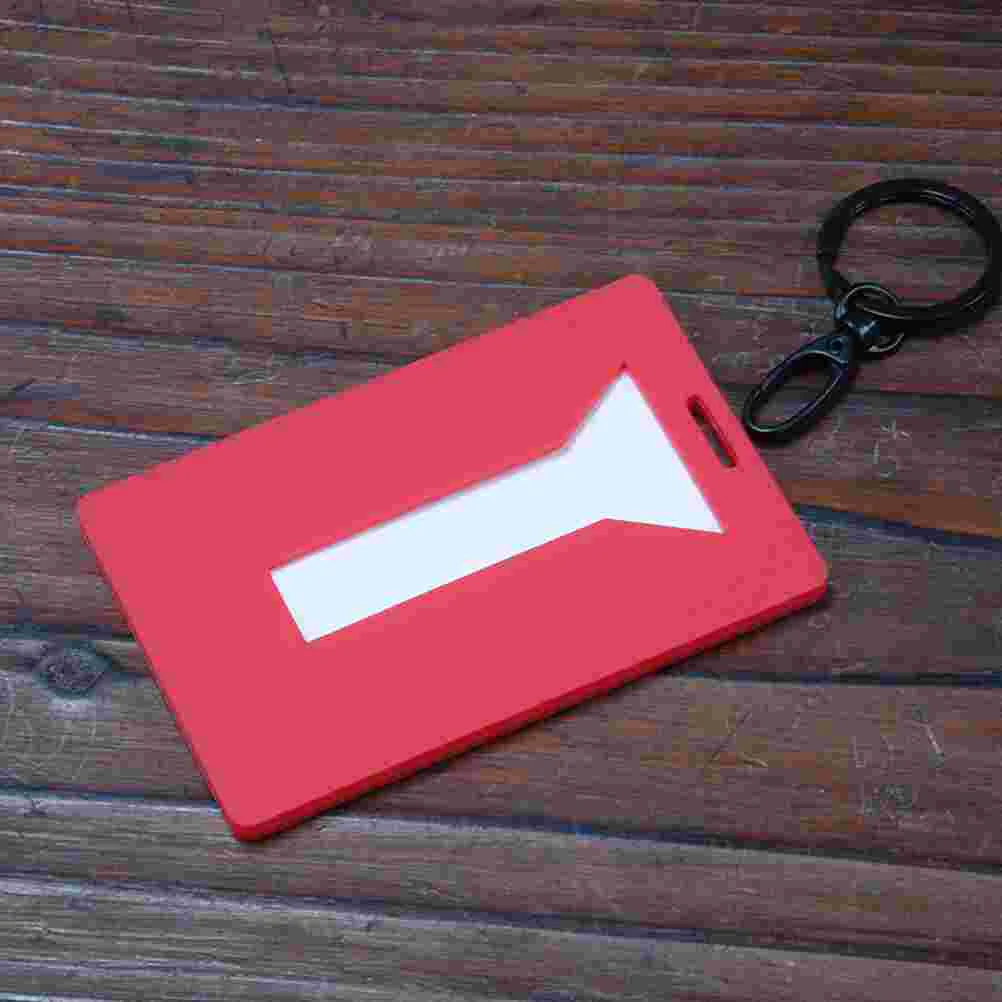 

Holder Idsilicone Badge Cover Car Key Bagname Waterproof Documents Labels
