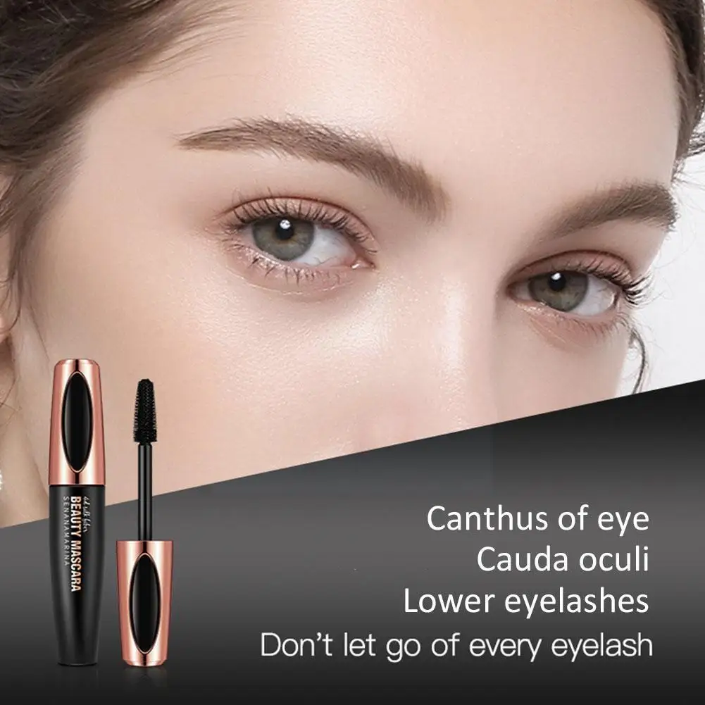 

New 4d Silk Fiber Lash Mascara Waterproof Rimel For Eyelash Extension Black Thick Lengthening Eye Cosmetic U2R8
