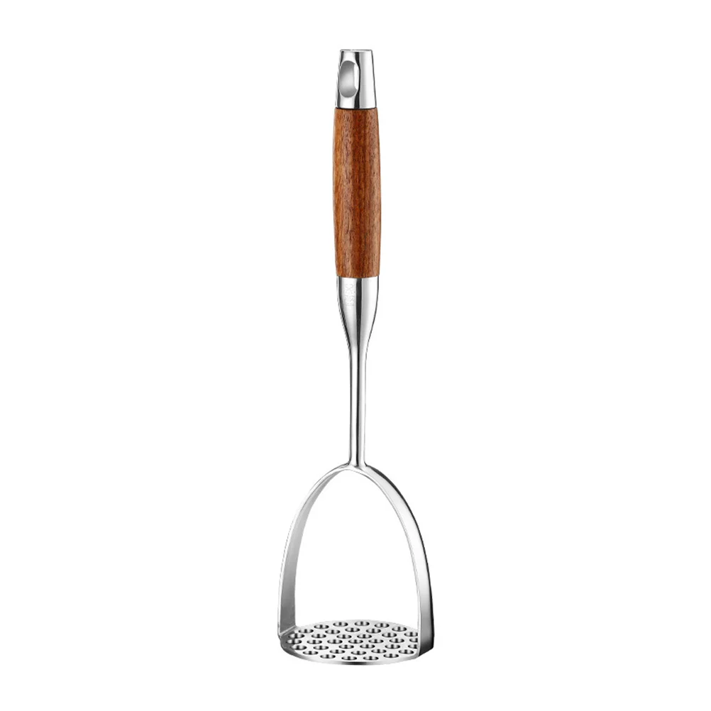 

Potato Masher Handheld Juicer Garlic Press Ricer Hand Tool Small Tools Hand Masher Wood Fruit Ricer Masher Beans Masher Baby