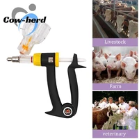 2ml6mlveterinary syringe injection adjustable semi automatic continuous vaccine bottle for chicken cattle farm tools