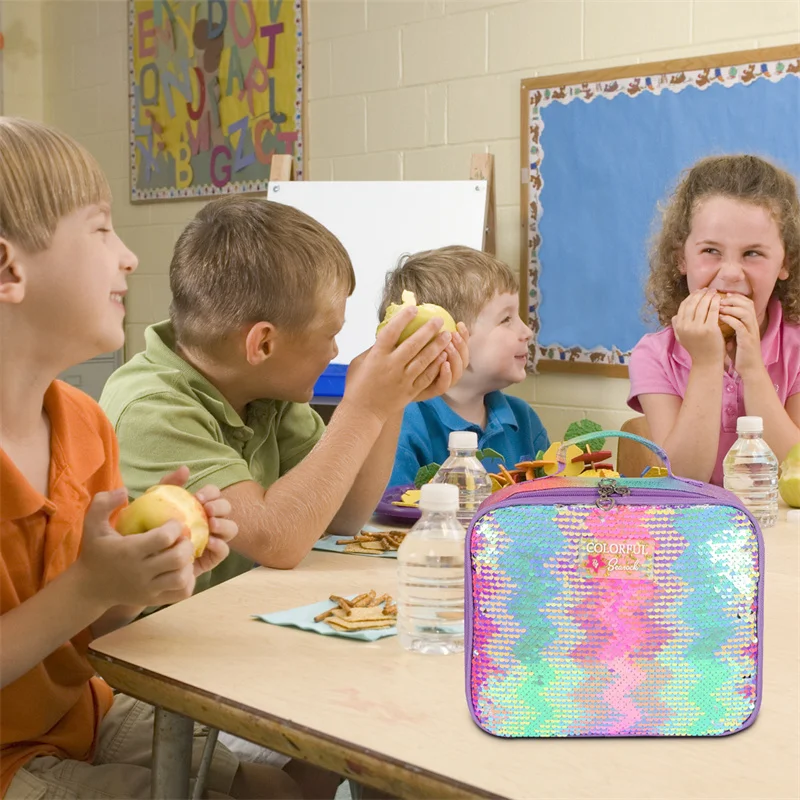 iFARADAY Cartoon Lunch Bag Portable Insulated Lunch Box Girl Boys Back to School  Reusable Lunch Tote Kit Game Play 2023 New