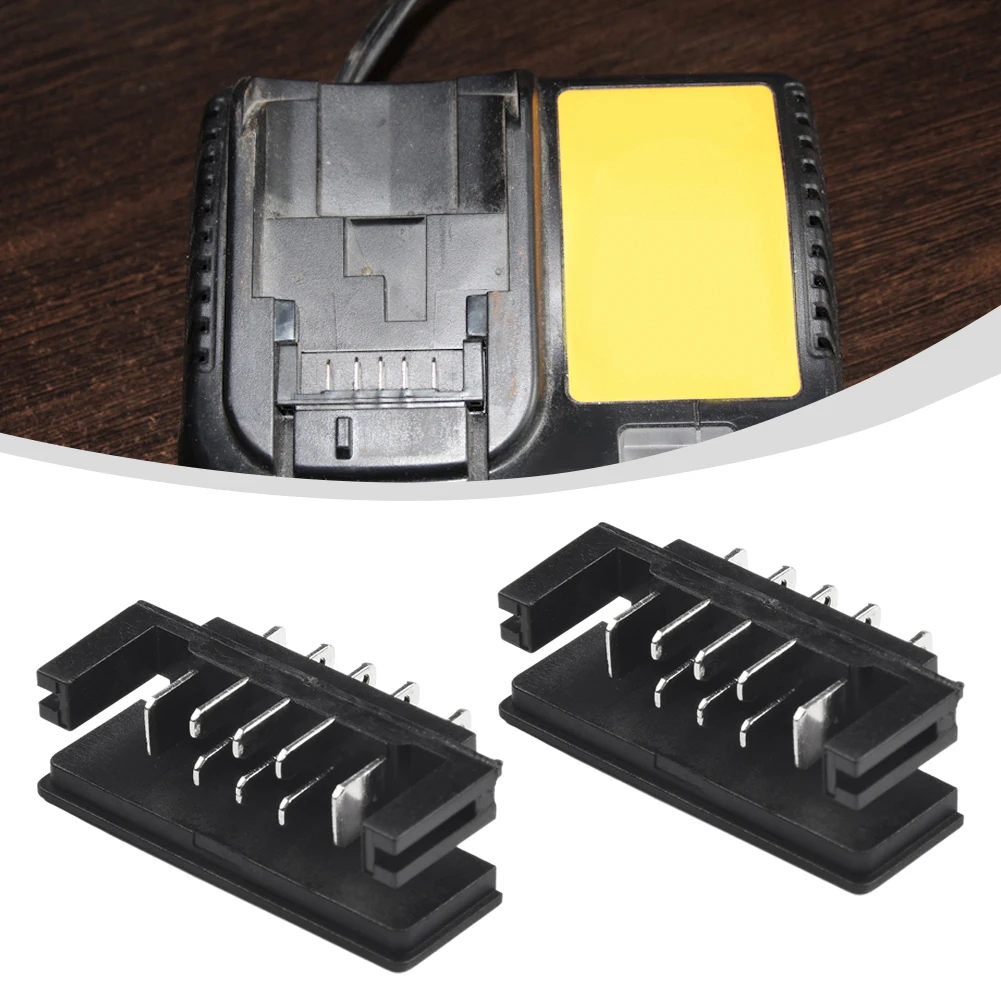 

Battery Charger Tool For DCB118 DCB112 DCB115 DCB105 DCB090 USB Adapter Connector Terminal Bracket Connector 2pcs