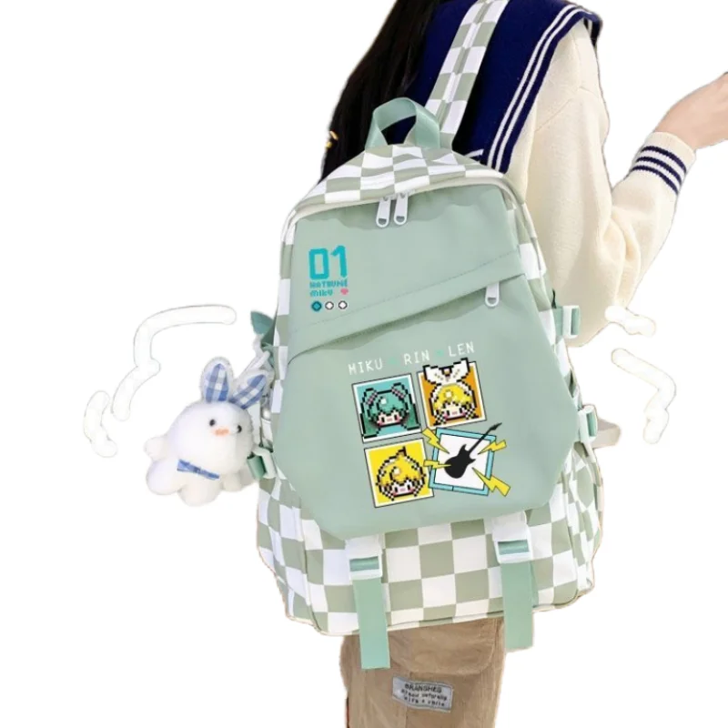 

Hatsune Miku anime surrounding students large-capacity schoolbag cartoon creative cute men and women lightweight backpack gift