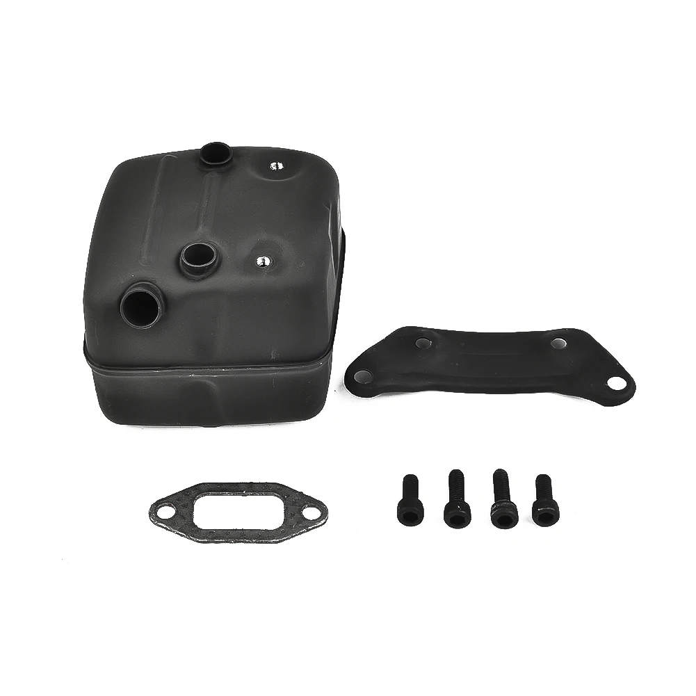 

Set Muffler Exhaust Kits Assembly For Husqvarna 385 390 372 371 365 362 Parts